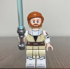 Lego Obi-Wan Kenobi Minifigure #sw1424 Clone Wars Printed Arms & Legs Set #75432