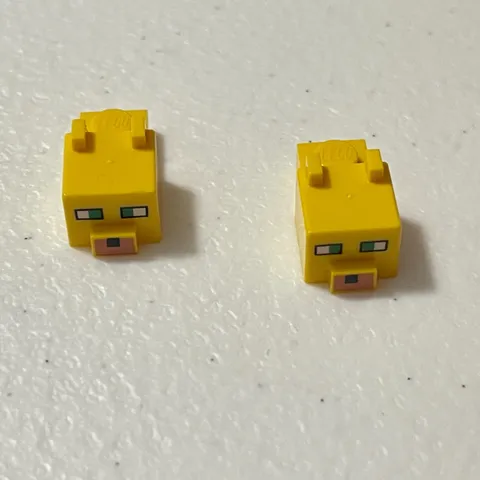 Lego 24008 Yellow Replacement Add-on Pieces Parts Lot of 2