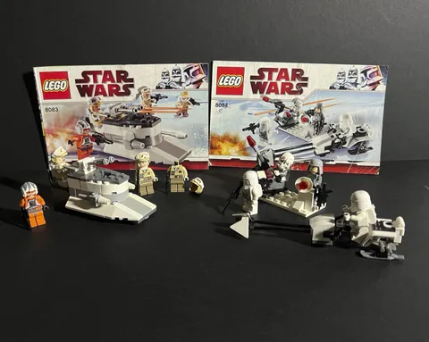 Lego Star Wars 2 in 1 Hoth Trooper Battlepacks (Sets 8083, and 8084)