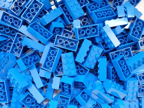 LEGO® BULK 2X4 BRICKS PICK-A-BRICK BRIGHT BLUE 3001 CLASSIC CREATIVE STEM BLOCKS
