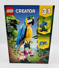 LEGO Creator 3 in 1 Exotic Parrot 31136 Building Toy Set New Sealed 253 Pcs
