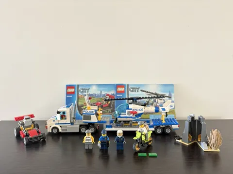 LEGO City Helicopter Transporter 60049 100% Complete 2/4 Manuals RETIRED