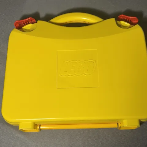 Lego - Vintage 2012 Lego Yellow Empty Storage Case - Travel Case