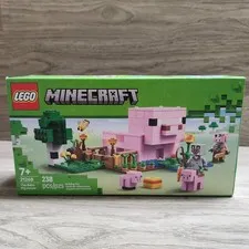 LEGO Minecraft The Baby Pig House Toy Figures and Playset - Building NEW