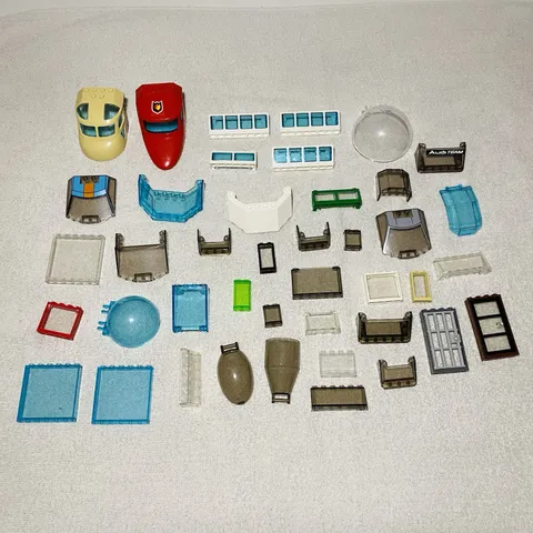 Lego Windows, Windshields, Doors Lot Of 42 Pieces