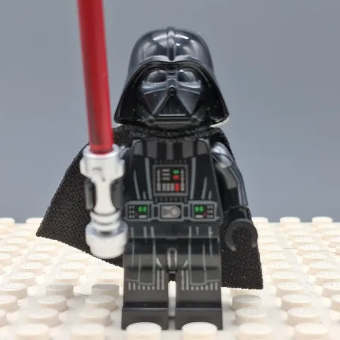 Lego Darth Vader - Printed Arms White Head with Smile Minifigure sw1106