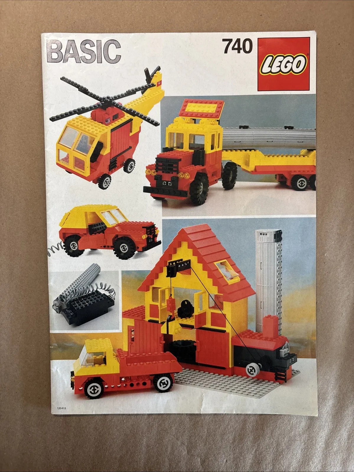 Lego Basic Building Set (740) Instruction Booklet Only