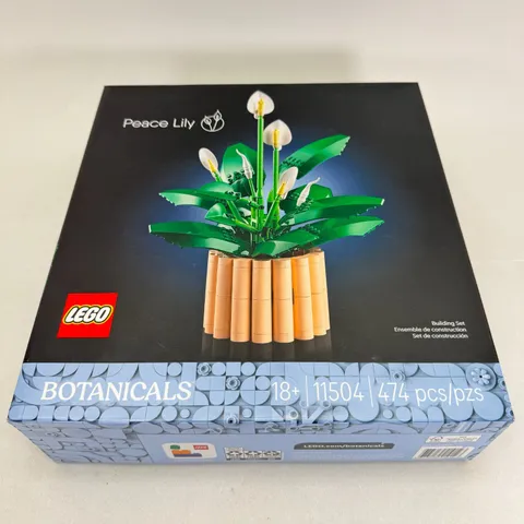 LEGO Botanicals Peace Lily Flower Decor Set 11504 474 pcs NIB SEALED