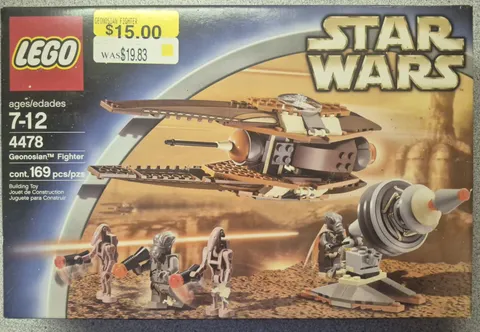 Lego 4478 Star Wars Geonosian Fighter Model from 2003 - Factory Sealed Box