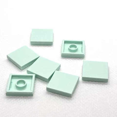 LEGO Parts - Aqua Tile 2 x 2 - No 3068 - QTY 7