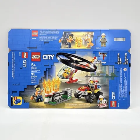 LEGO CITY Fire Helicopter Response 60248 Retired 2020 - Box Package Only
