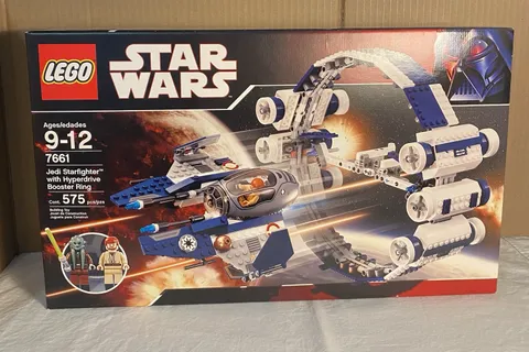 LEGO Star Wars Episode 3 Jedi Starfighter with Hyperdrive Booster Ring Set #7661