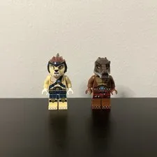 LEGO Chima Lennox Lion & Crug Crocodile Minifigures