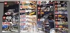 Lego Star Wars Instruction Manual Lot Of 24