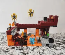 LEGO Minecraft The Blaze Bridge. 100% Complete. No Box. No Manual