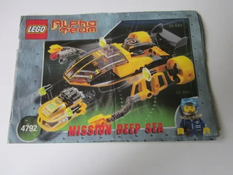 Lego Building Instructions Lego Alpha Team 4792 Mission Deep Sea