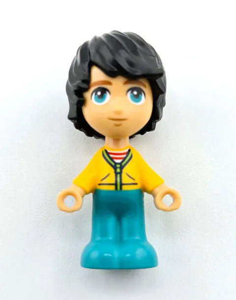 LEGO FRIENDS Minifigure BEN Black Hair Brother Nephew Student Child Son