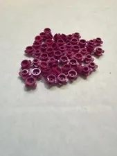 LEGO Plate Round 1 x 1 Flower Edge (4 Knobs) x50 Friends City MOC Dark Pink