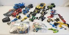 Lego Technic Lot Of Vehicles Parts Pieces Mixed Vintage Racing Cars And More