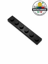 10 x LEGO ® 3666 brick plate basic brick 1x6 black black