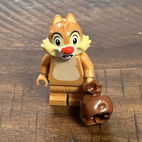 LEGO Disney Collectible Dale Chipmunk Minifigure w/ Sack