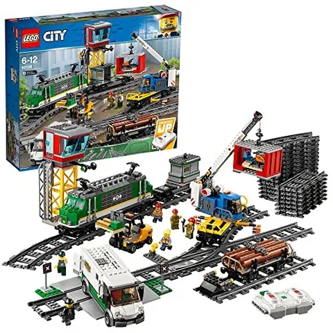 LEGO CITY CARGO TRAIN BUILDING SET 1126 PIECES - Scratch & Dent