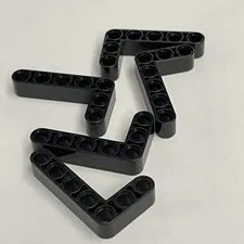 Lego 32526 Black Replacement Parts Pieces Lot of 5