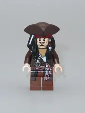 LEGO Pirates of the Caribbean Captain Jack Sparrow Tricorne minifigure 4195 4194