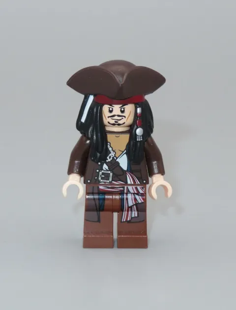 LEGO Pirates of the Caribbean Captain Jack Sparrow Tricorne minifigure 4195 4194