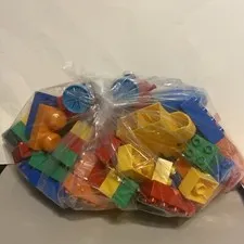 large lego blocks lot Elephant Hippopotamus  And A Couple Other Animals 2 Lbs.