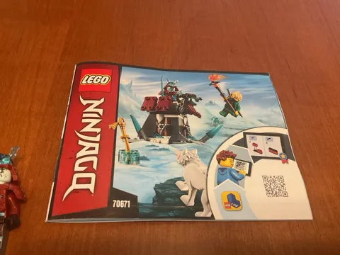 LEGO NINJAGO: Lloyd's Journey (70671) 100% Complete,Akita Wolf, Figures & Instru