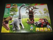 NEW UNOPENED Lego Jurassic Park 76960 Brachiosaurus Discovery with Jeep Wrangler