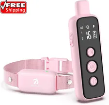 Shock Collar for Dogs - Waterproof Rechargeable Dog Electric Training Collar wit