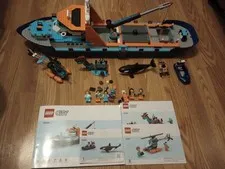 LEGO City 60368 Arctic Explorer Ship 100% Complete Excellent Condition