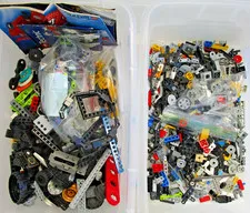LEGO TECHNIC Bulk Lot  Random Pieces Parts Manual More