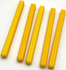 Lego 5 New Yellow Technic Axles 7L Parts