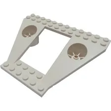 LEGO White Wing Plate Bi-level 12 x 9 x 2 1/3 inv.622