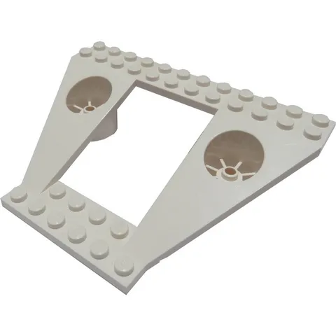 LEGO White Wing Plate Bi-level 12 x 9 x 2 1/3 inv.622