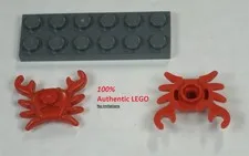LEGO NEW Red Crab (2x) 6253363 Brick 33121