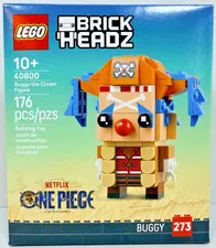 LEGO 40800 BrickHeadz Buggy the Clown Figure  New Sealed Retired One Piece NISB