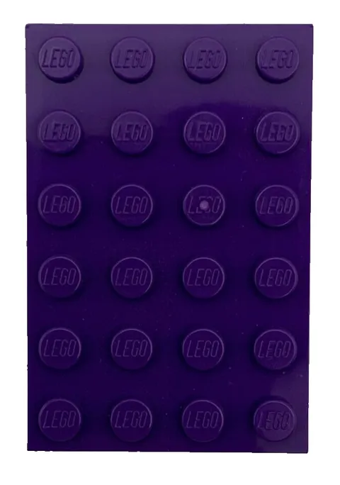 Lego 3032 Dark Purple Plate 4 x 6 Element 4225237 6022076 6147032