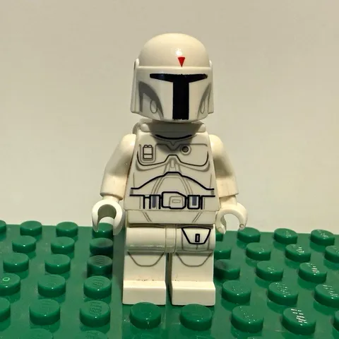 LEGO Boba Fett Minifigure, White Prototype, Star Wars, sw0631 - 2W
