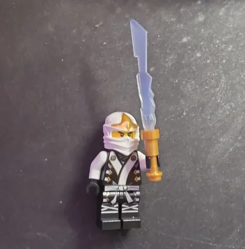 LEGO Ninjago Kimono Zane The Final Battle Minifigure With Elemental Sword