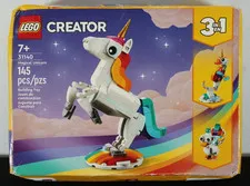 LEGO CREATOR 3 in 1 31140 Magical Unicorn Seahorse Peacock Brand New