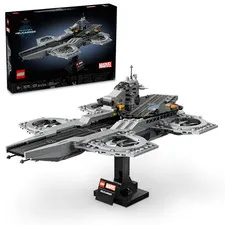 LEGO Marvel Avengers Helicarrier Display Building Set Adults 76295
