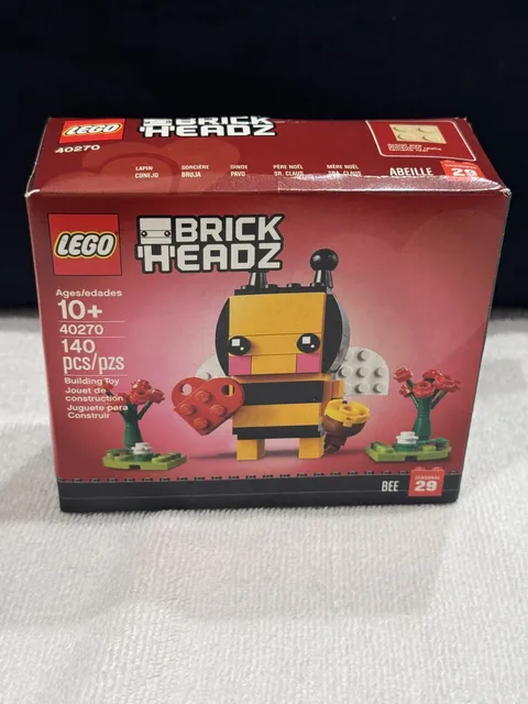 LEGO BRICKHEADZ 40270 Valentine’s Bee Bumblebee Seasonal Sealed Box