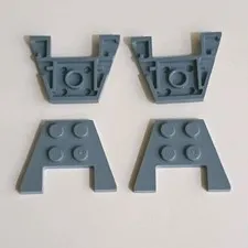 Genuine LEGO Dark Bluish Gray 3x4 Wedge Plate Space Wing Part 28842 Combine Ship