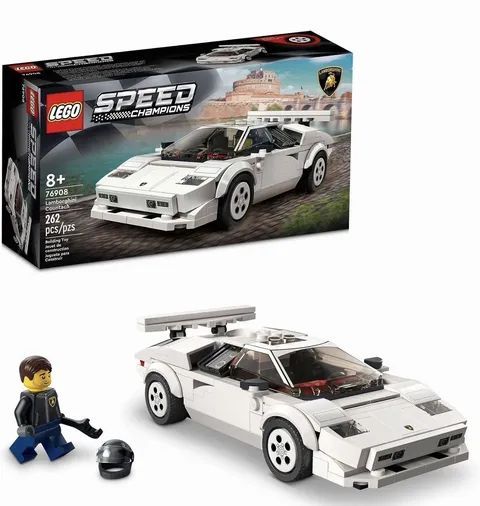 Lego Speed Champions Lamborghini Countach 76908 Set NEW Factory Sealed 262 pcs