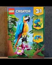 LEGO Creator 3in1 Exotic Parrot 31136 Box Set, 253 Pieces Ages 7+