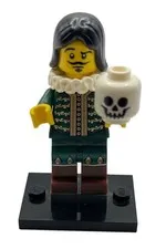 LEGO Collectible Series 8 Thespian / Actor Minifigure; col126 W/ Skull